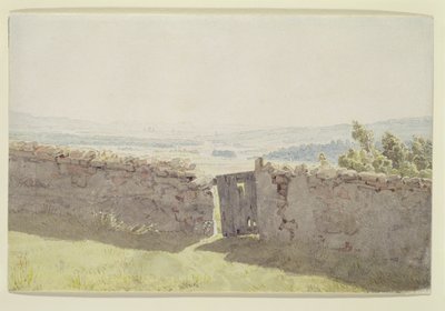 Gate in the Garden Wall by Caspar David Friedrich